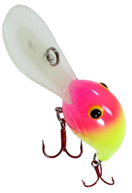 Lot 3 Bandit BDTGS06 Two Tone 2 Crankbait 300 Glo Plug Crappie Series 